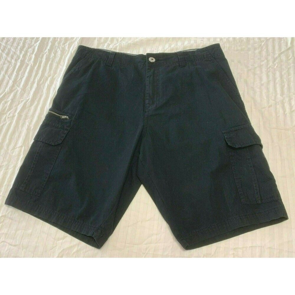 SUBCULTURE MENS COTTON CARGO SHORTS SIZE 34